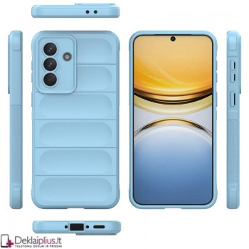 Magic Shield guminis dėklas - šviesiai mėlynas (Samsung Galaxy A37 5G)
